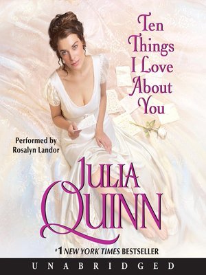 cover image of Ten Things I Love About You